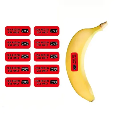 Rectal Use Only Sticker, 200pcs/set Waterproof Sticker, Self Adhesive Striking Font Label