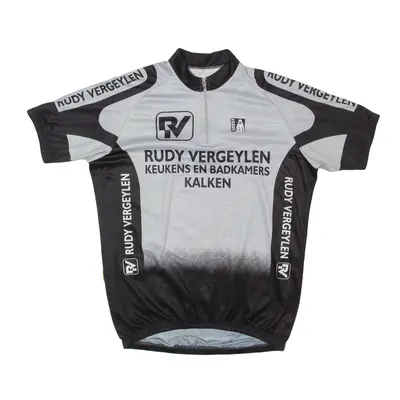 RUDY VERGEYLEN Cycling Mens Jersey Grey 1/4 Zip L