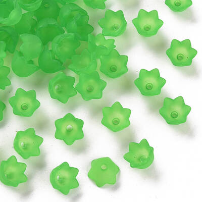 Transparent Acrylic Beads Caps
