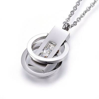 304 Stainless Steel Pendant Necklaces