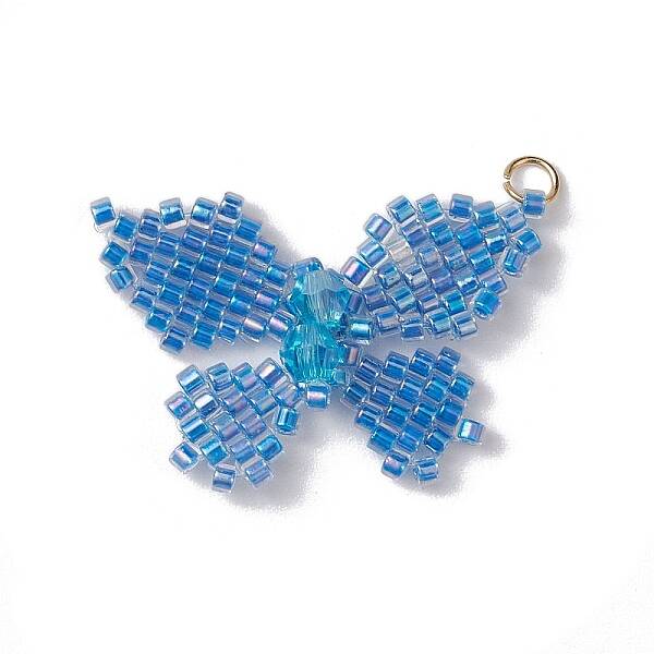 Glass Seed Beaded Pendants