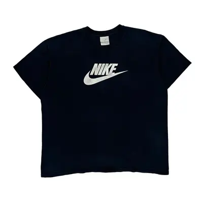 Nike Spellout T-Shirt - XL Black Cotton