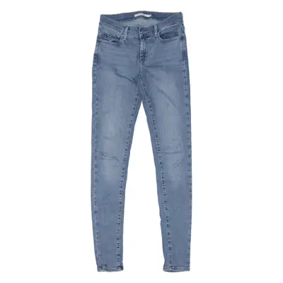LEVI'S 710 Jeans Blue Denim Slim Skinny Womens W26 L32