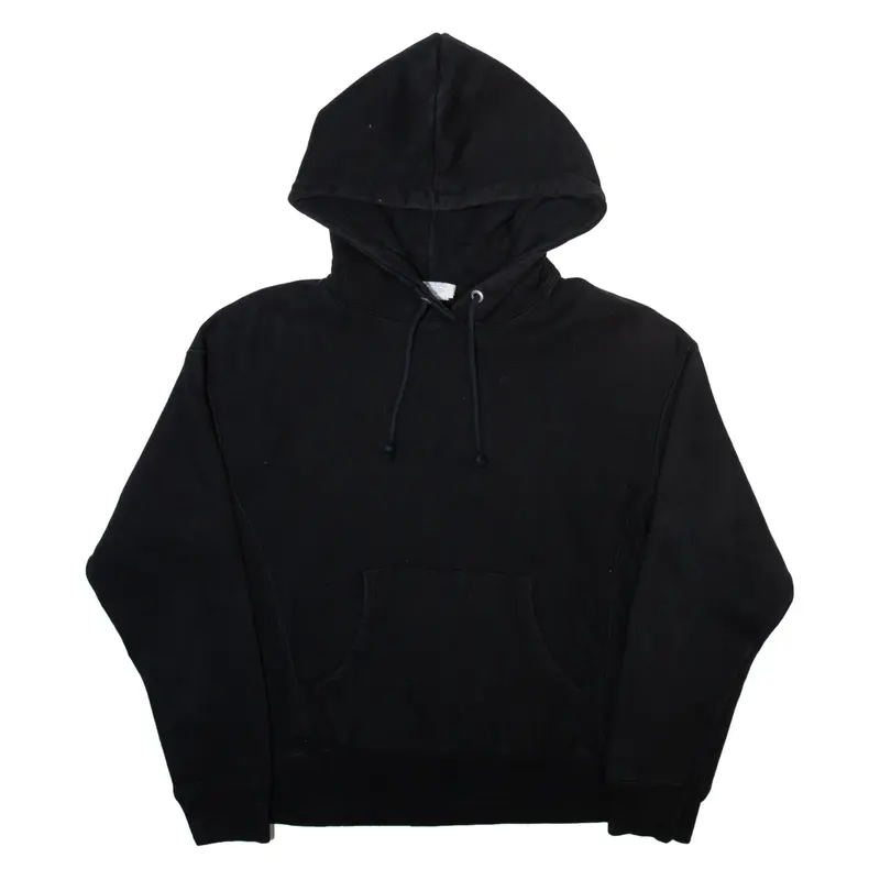 CHAMPION Womens Black Hoodie M