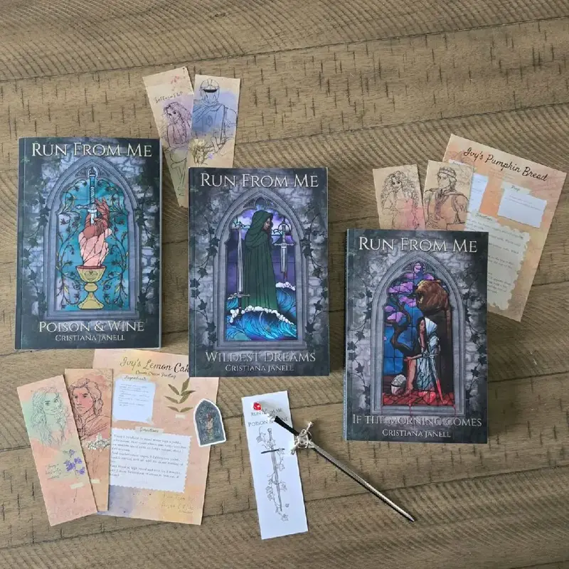 Run From Me Book Bundle: Poison & Wine, Wildest Dreams, If The Morning Comes (Dark Romance & Fantasy Book Series)