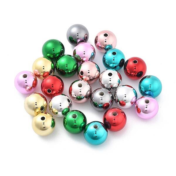 Christmas Theme UV Plating Acrylic Beads