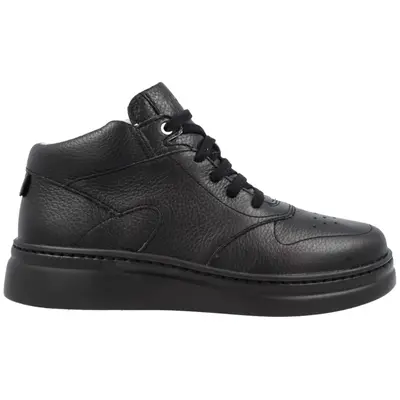 Camper Runner Up K400387 Leather Women's Lace Up Shoes - Black - Size:US 9 Women