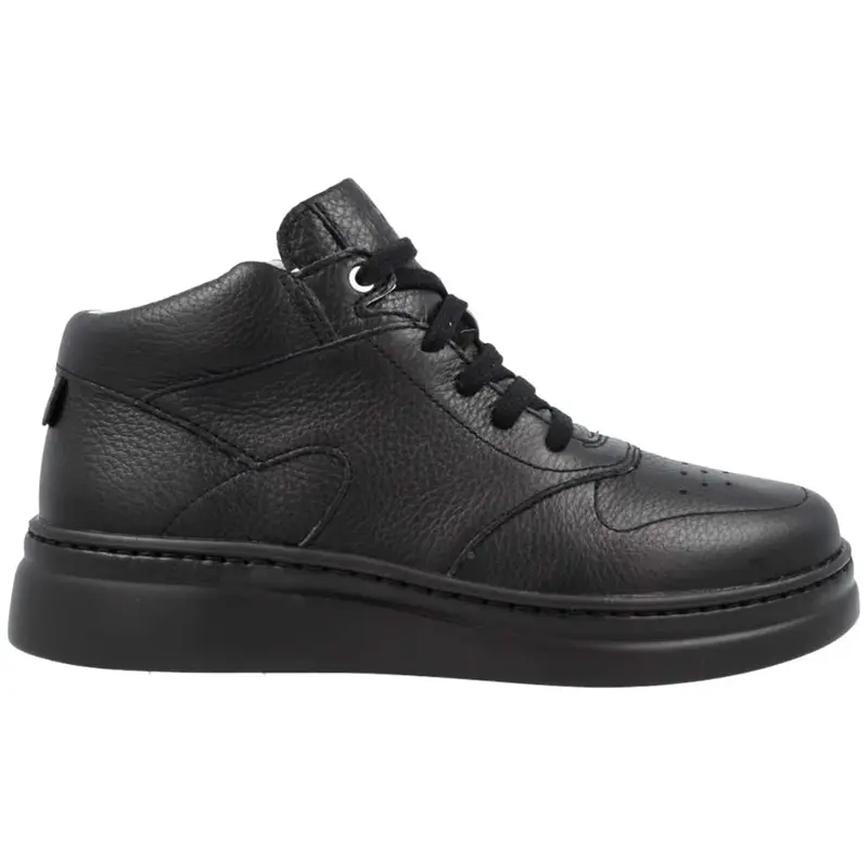 Camper Runner Up K400387 Leather Women's Lace Up Shoes - Black - Size:US 9 Women