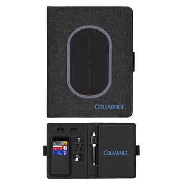 10 Custom Arlington Wireless Charging Portfolio - 5000mAh & USB ...
