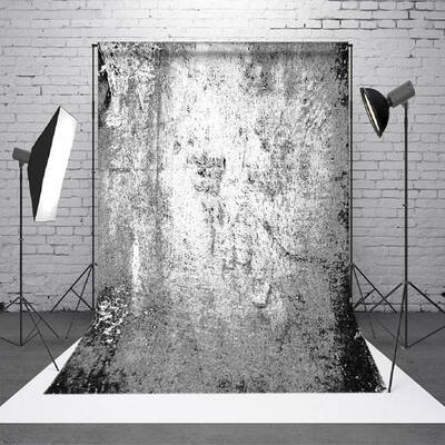 White Grey Black Abstract Texture Photo Backdrop - Aperturee