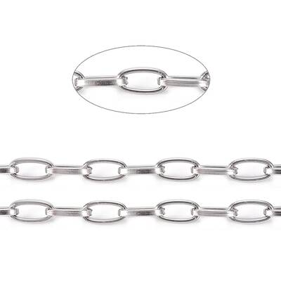 Tarnish Resistant 304 Stainless Steel Cable Chains