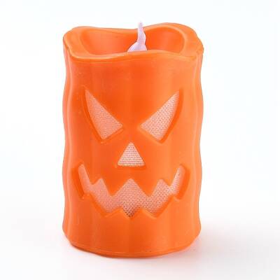 Halloween Resin LED Skull Light