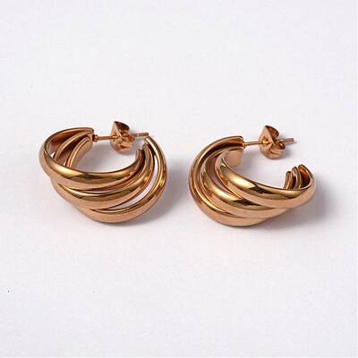 304 Stainless Steel Stud Earrings
