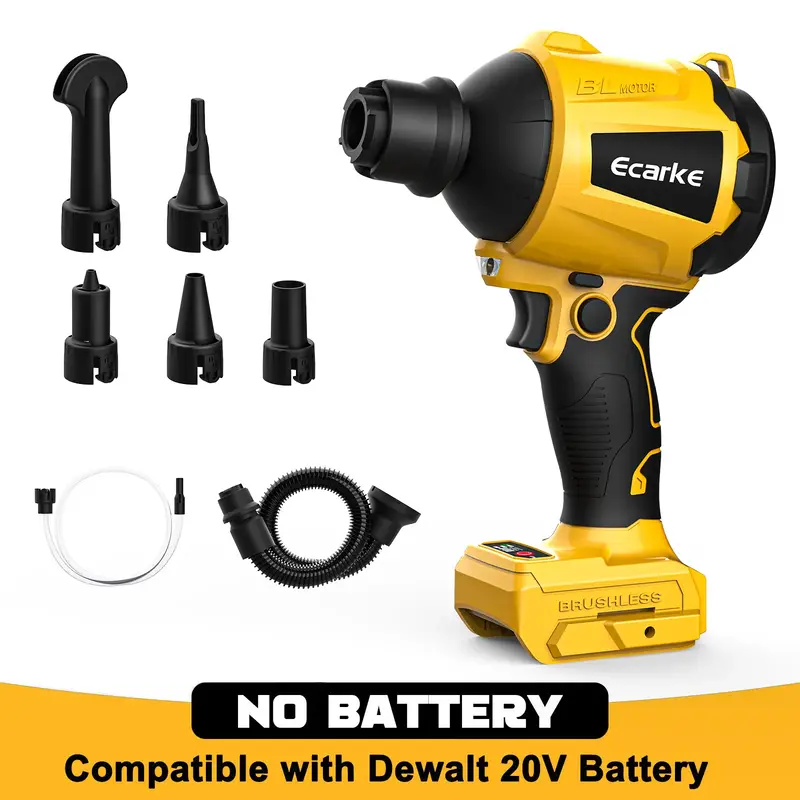Cordless Dust Blower for Dewalt 20V Battery, 【Battery NOT Included】, Leaf Blower Brushless Handheld Blower Sawdust Blower...