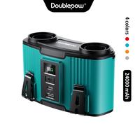Doublepow waist fan 24000mAh Type-C charging fan/power bank 2 in 1 waist fan,Rechargeable Camping Fan,suitable for  camping, ...