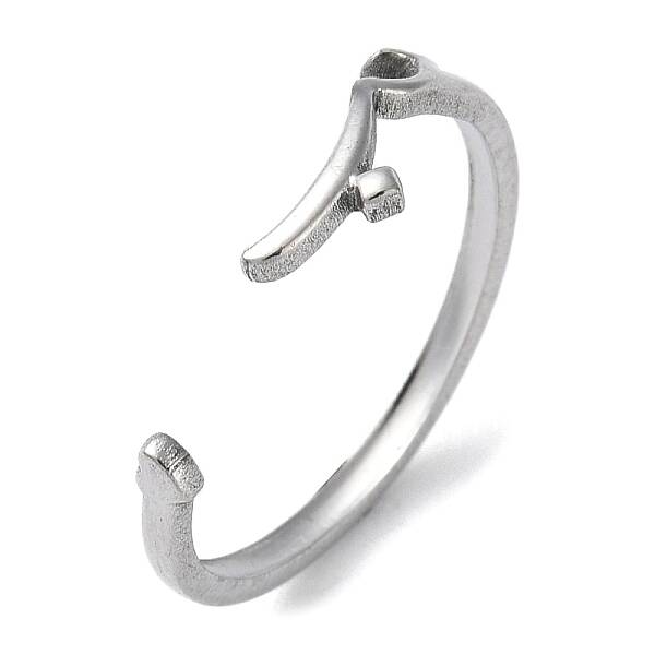 Non-Tarnish 304 Stainless Steel Open Cuff Rings