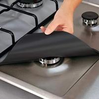 Gas Stove Protector (4 Counts/set), Fiberglass Durable Non-stick & Easy To Clean Gas Stove Cover, High Temperature Resistant ...