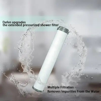 5inch Premium Nano-Tech Filter High- 8 PCS -Efficiency Nano Scale Filtration Cartridge for Shower, Bathtub, and Other Water S...