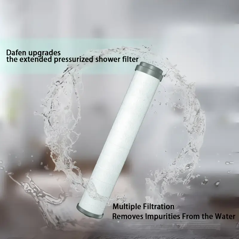 5inch Premium Nano-Tech Filter High- 8 PCS -Efficiency Nano Scale Filtration Cartridge for Shower, Bathtub, and Other Water S...