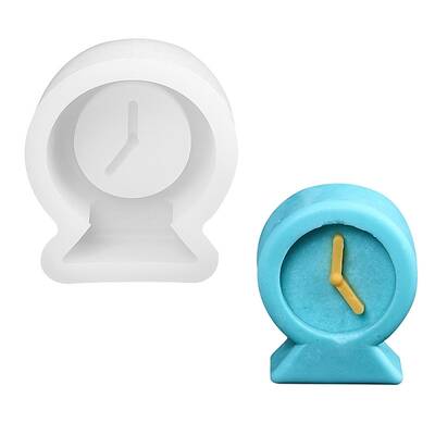 Clock Food Grade Silicone Candle Molds