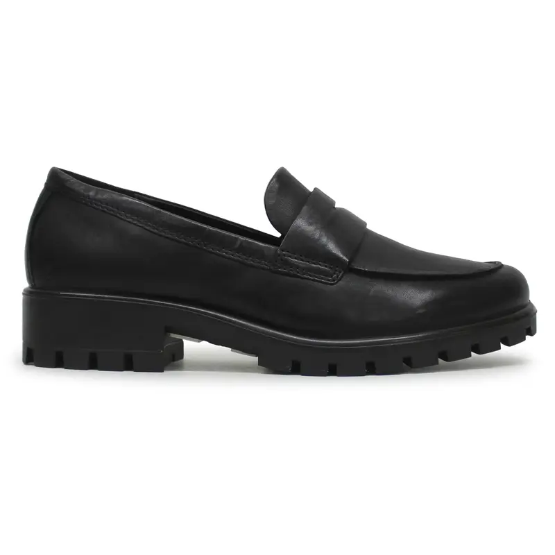 Ecco Modtray Full Grain Leather Women's Comfort Shoes - Black - Size:US 8-8.5 Women