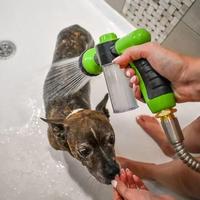 Multifunctional Pet Shower Kit, 5 Counts/set Adjustable High Pressure Cleaner Nozzle, Durability Pet Bathing Grooming Accesso...