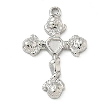 304 Stainless Steel Pendant Cabochon Settings