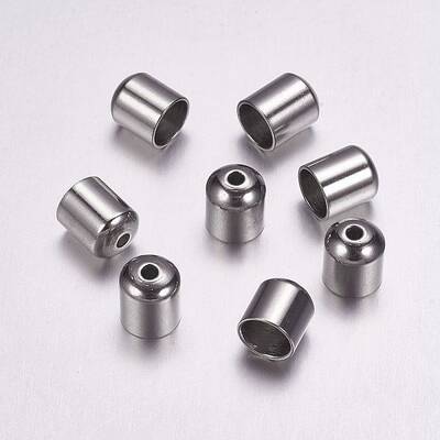 Non-Tarnish 316 Surgical Stainless Steel Cord Ends