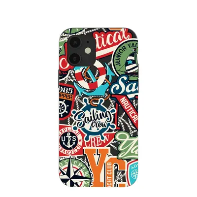 Black All Aboard iPhone 12/ iPhone 12 Pro Case