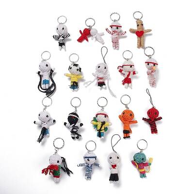 Cotton Thread Keychain