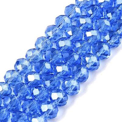 Electroplate Glass Beads Strands