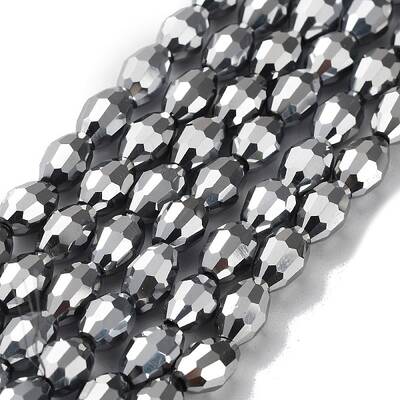 Electroplate Glass Beads Strands