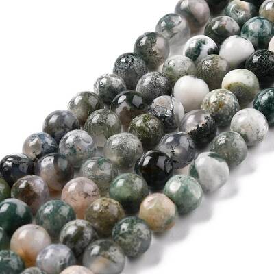 Natural Tree Agate Beads Strands
