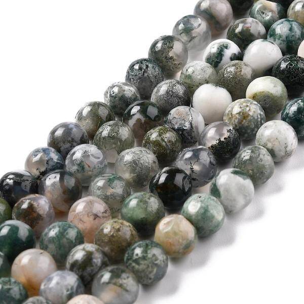 Natural Tree Agate Beads Strands