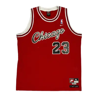 Michael Jordan Chicago Bulls Nike Nba Jersey - XL Red Polyester