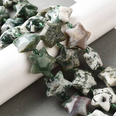 Natural Tree Agate Beads Strands