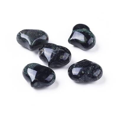 Natural Kambaba Jasper Heart Love Stone