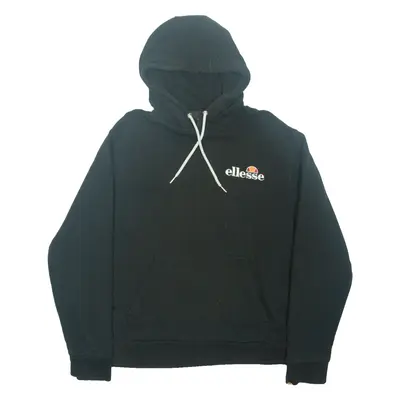 ELLESSE Womens Black Hoodie UK 16