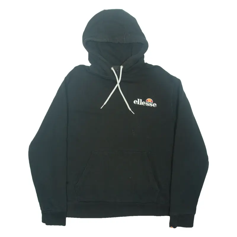 ELLESSE Womens Black Hoodie UK 16