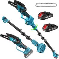 SeeSii 2-IN-1 Cordless Pole Saw & Mini Chainsaws, 6\