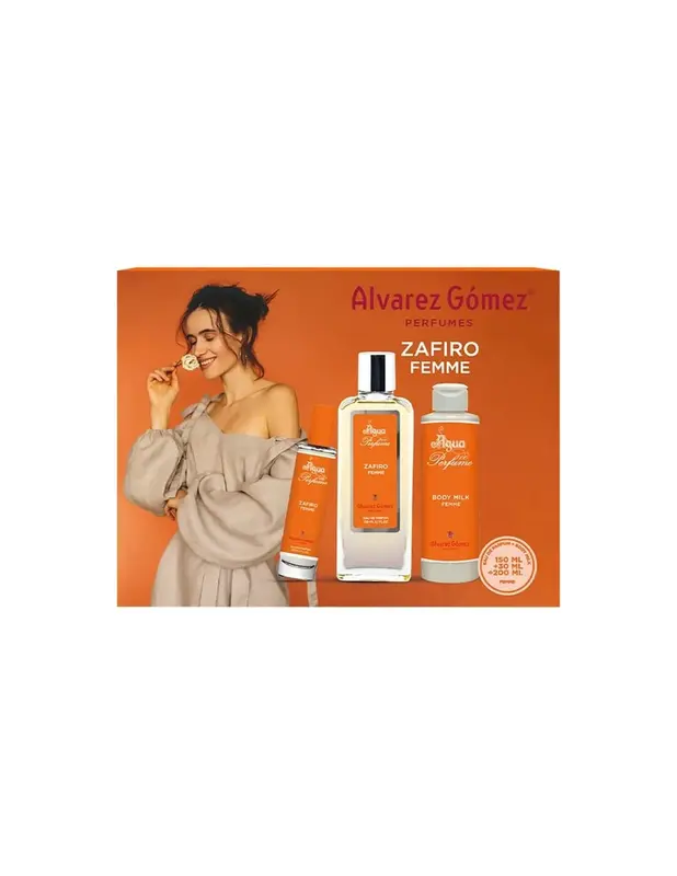 Alvarez Gomez Alv Gomez Eau de Parfum Femme Edp 150ml Set Zaffiro