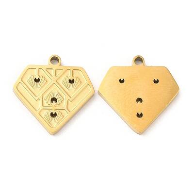 Ion Plating(IP) 316L Surgical Stainless Steel Charms