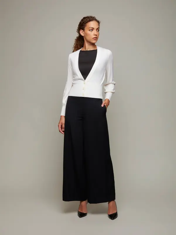 ESTUARY | Fine Merino Knit Cardigan | Size: XS
