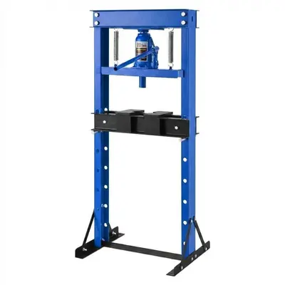 Garvee 20 Ton Hydraulic Press Heavy-Duty Adjustable H-Frame Carbon Steel Stamping Plates Quick-Release Pin Garage Workshop Us...