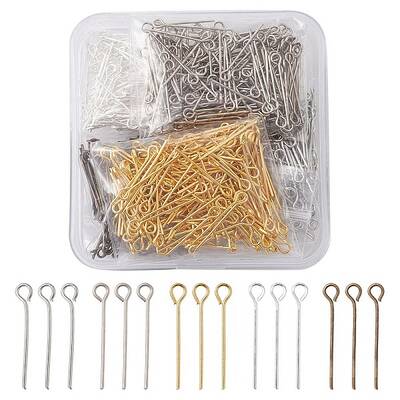 1000Pcs 5 Colors Iron Eye Pins