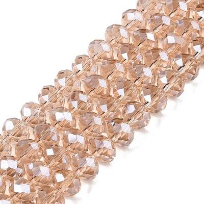 Electroplate Glass Beads Strands