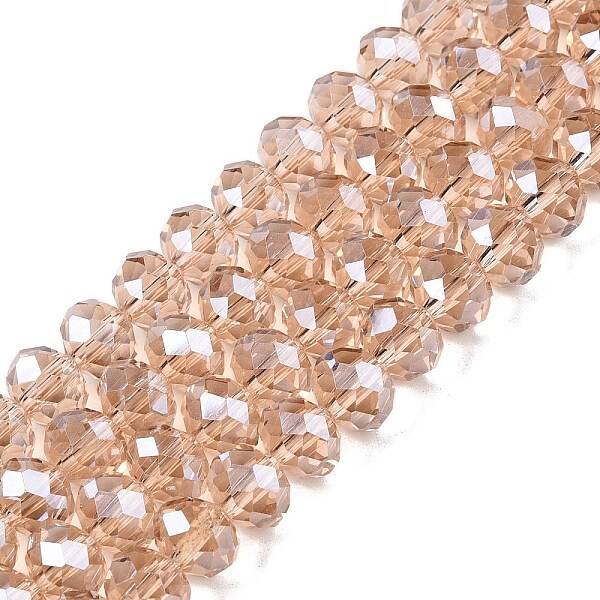 Electroplate Glass Beads Strands