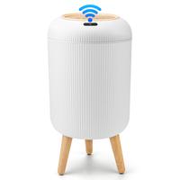 Pukomc Auto-sensor trash can – waterproof Nordic style, space-saving & hygienic. Eco-conscious design
