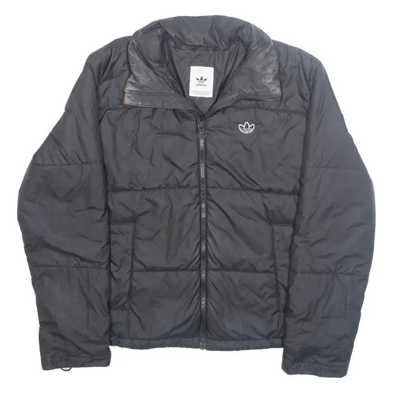 ADIDAS Womens Puffer Jacket Black M