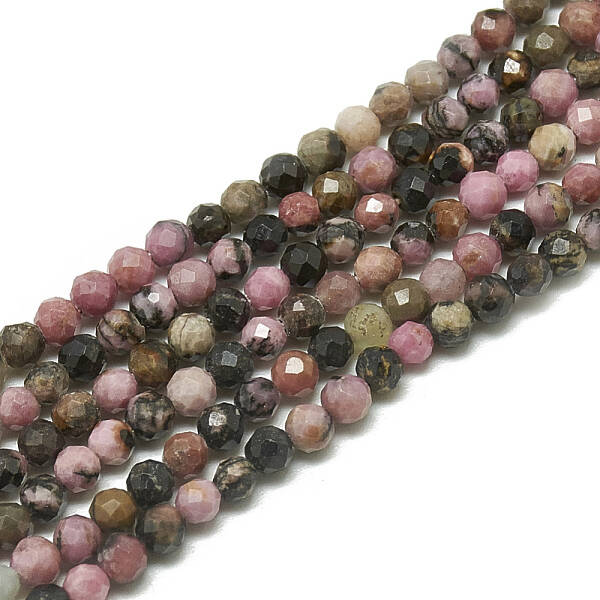 Natural Rhodonite Beads Strands